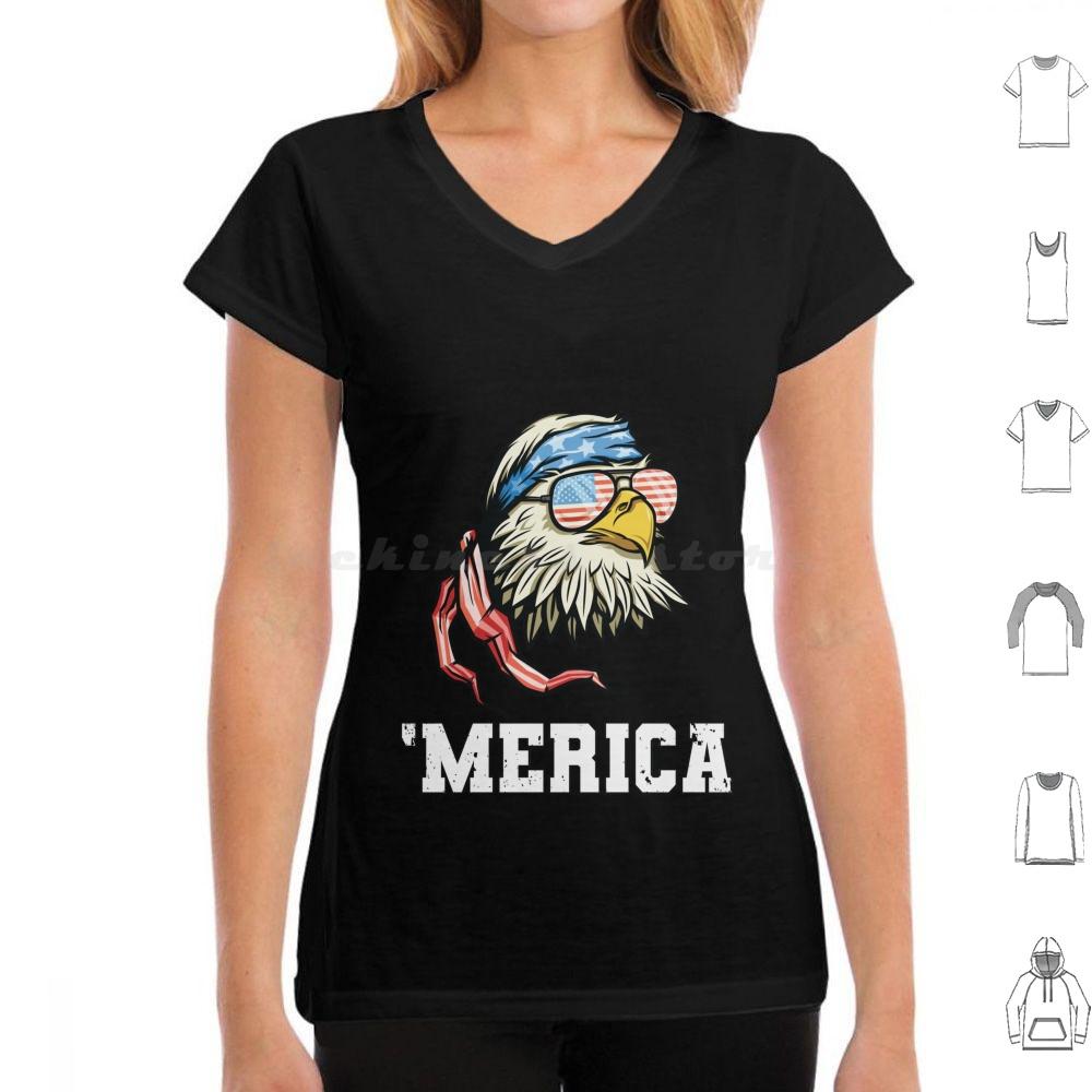 4th Of July Merica Bald Eagle Patriotic Veteran T Shirt 6xl Cotton Cool Tee Eagle Bald Eagle Mericaw Memorial Day Veterans Day