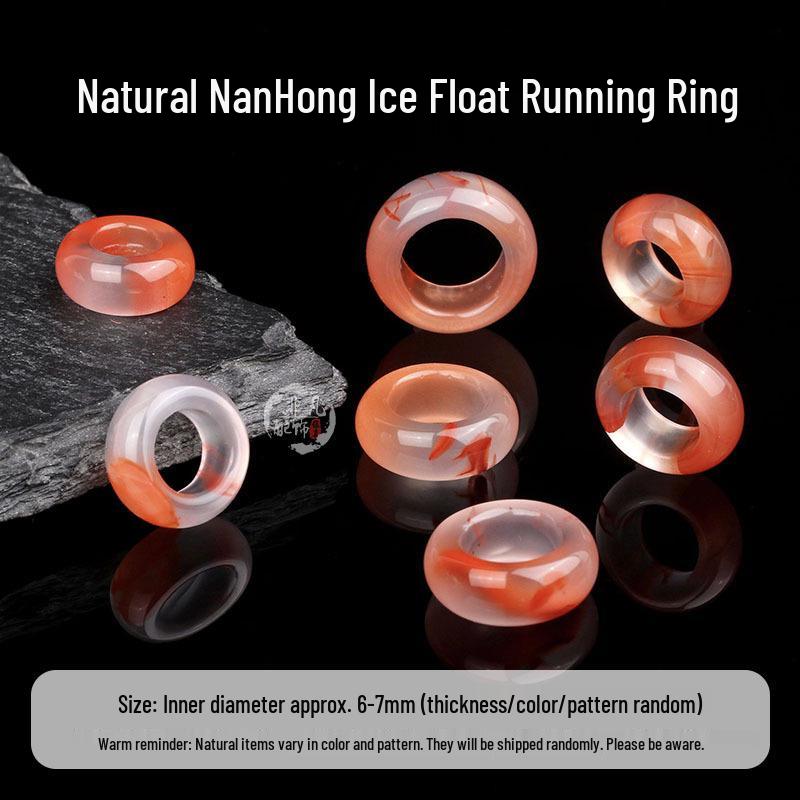 Handcrafted Nanhong Agate Baguette Clasp Card Holder & DIY Jewelry Accessories