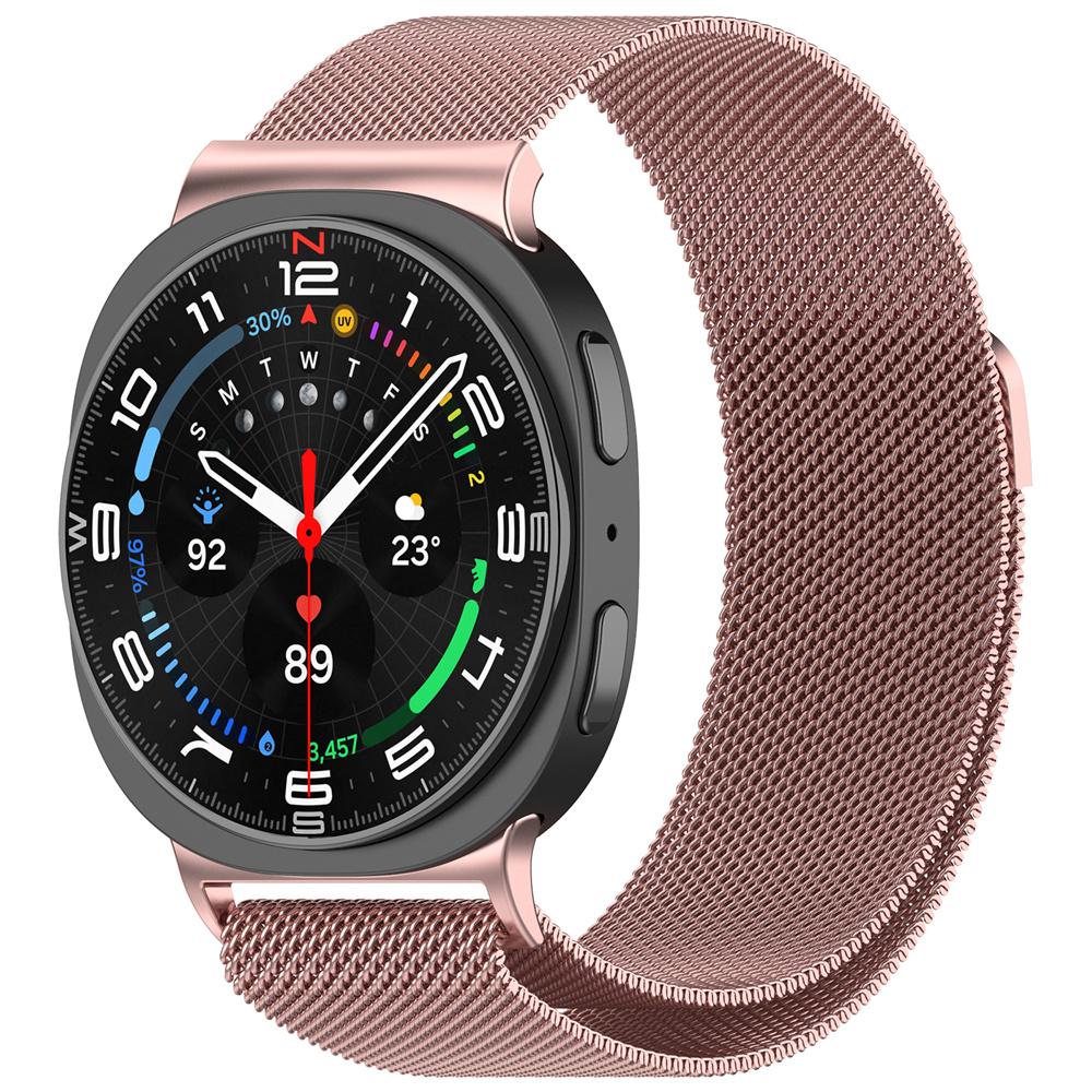 Milanese Magnetic Strap For Samsung Galaxy Watch 8 Classic 46mm Metal Alloy Watchband Wristband For Galaxy Watch 8 44mm 40mm No Gaps Strap