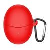 For Huawei FreeBuds 6 Silicone Case Wireless Earphone Anti-Scratch Protective Cover with Carabiner