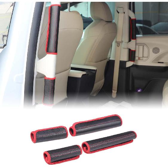 Auto Sicherheits Türgriffabdeckung Passend für Toyot@ Sienna 2021-2023 Auto Innen Türverkleidung Ziehgriff Zierleiste Abdeckung Hülse Schutz Türgriff Armlehnenabdeckung
