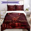 Ensemble de literie Liverpool Personnalisable avec votre nom Housse de couette respirante avec taies d'oreiller Linge de lit décoratif pour chambre à coucher Décoration de la maison Anniversaire