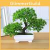 Pine The Artificial Greeting Guests Potted Plant Indoor Use For Desktop Decor