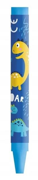 Dino wax crayons 12 colors