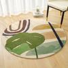 Simple Modern Round Carpet Living Room Decoration Sofa Coffee Table Mat Room Decoration Teenager Rug Home Bedroom Decor Fur Rugs