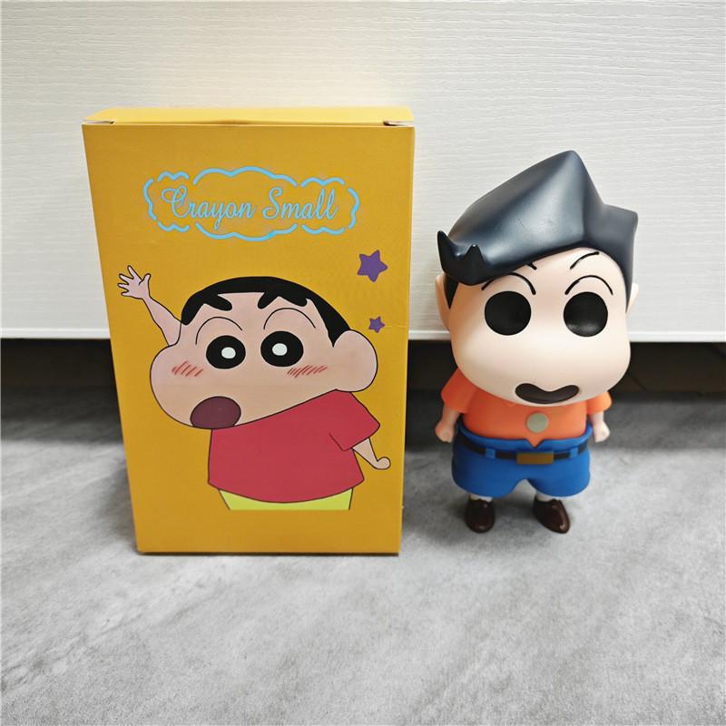 Whimsical Crayon Shinchan Explorer Figurines Colorful Pvc Model Set For Enthusiasts