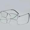 Men's Square Frame High-definition Presbyopia Eyeglasses Women's Fashion Metal Frame Ultra-light Anti-blue Light Reading Glasses