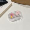 Contact Lens Case Decorative Colored Contact Lenses Box Fashion Contact Lens Box Cute Mini Lens Case Set For Travel Daily Use
