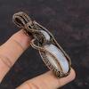 Rainbow Moonstone Pendant Copper Wire Wrapped Jewelry Natural Gemstone Pendant Handmade Jewelry Copper Pendant For Gift Wire Wrapped Pendant