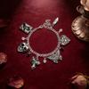 Goth Skull Hand Chain With Cartoon Style Alloy Drop Jewelry For Men Women Gift Item