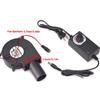 6000RPM DC12V BBQ Blower Air Blower Smelting Metal Fan with Variable Speed Controller Barbecue Fan for Camping Stove Cooking Fan