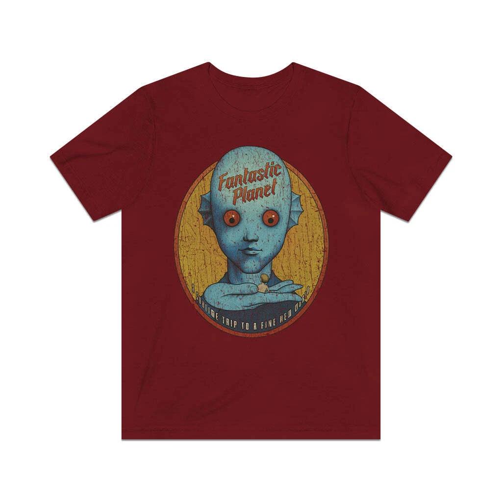 Fantastic Planet 1973 Vintage Men s T shirt 4XL