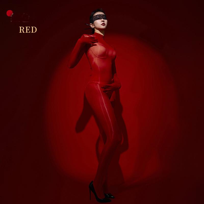 Medias de Rejilla Brillantes Sexy para Mujer 8D con Barras de Aceite, Cubre Dedos, Tallas Grandes, Bodystocking Abierto sin Costuras