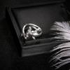 2 Pieces Animals Shark Rings Open Adjustable Ring Alloy Jewelry Decoration Rings Best Gift for Women Men Girls Boy Teens