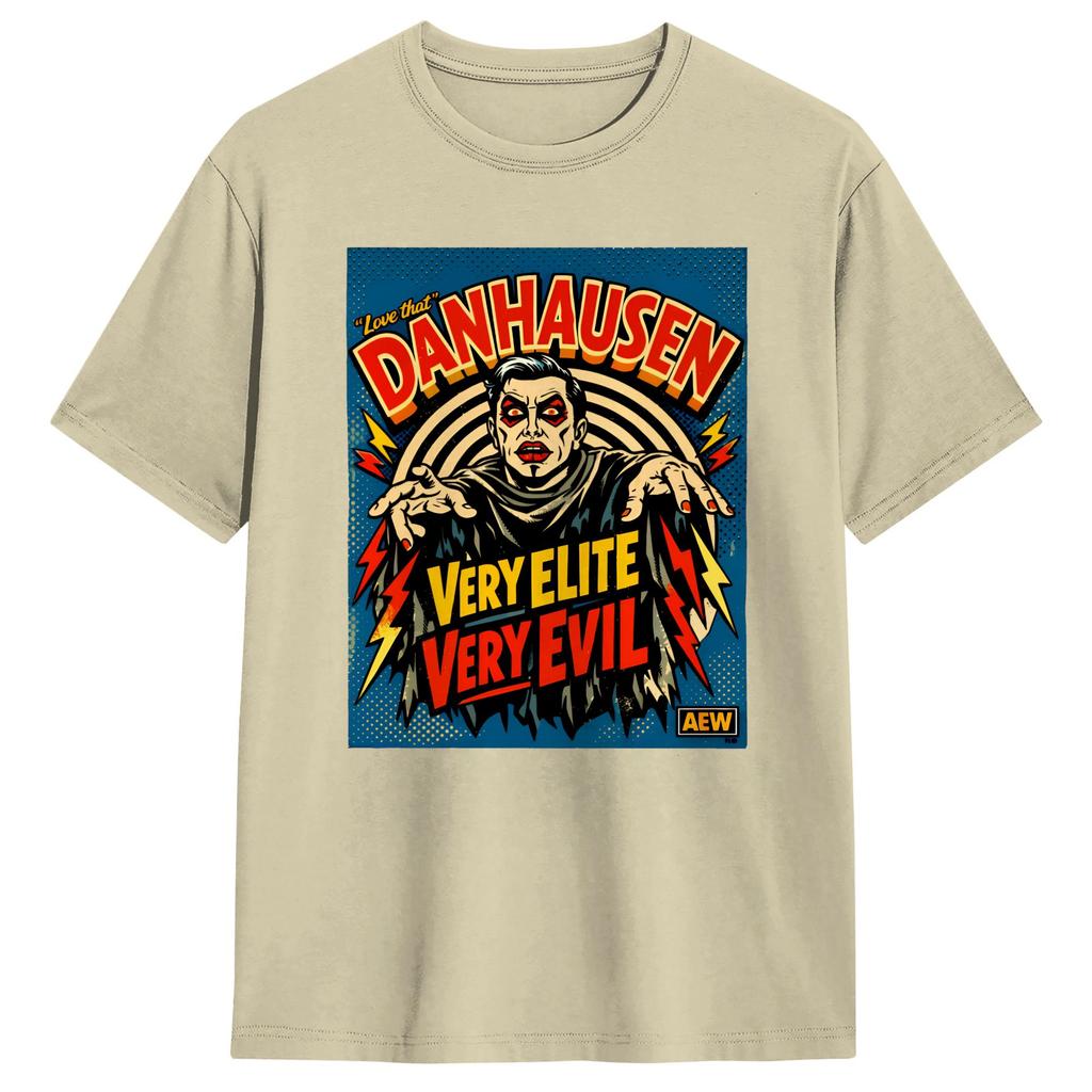 Danhausen Wrestling AEW T-Shirt Sommer Baumwoll-T-Shirts Für Herren Mode Lässiges T-Shirt Kurzarm Y2K Retro Kleidung
