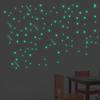 Fluorescent Star Wall Stickers – Self-Adhesive, Luminous Decor for Living Room and Bedroom