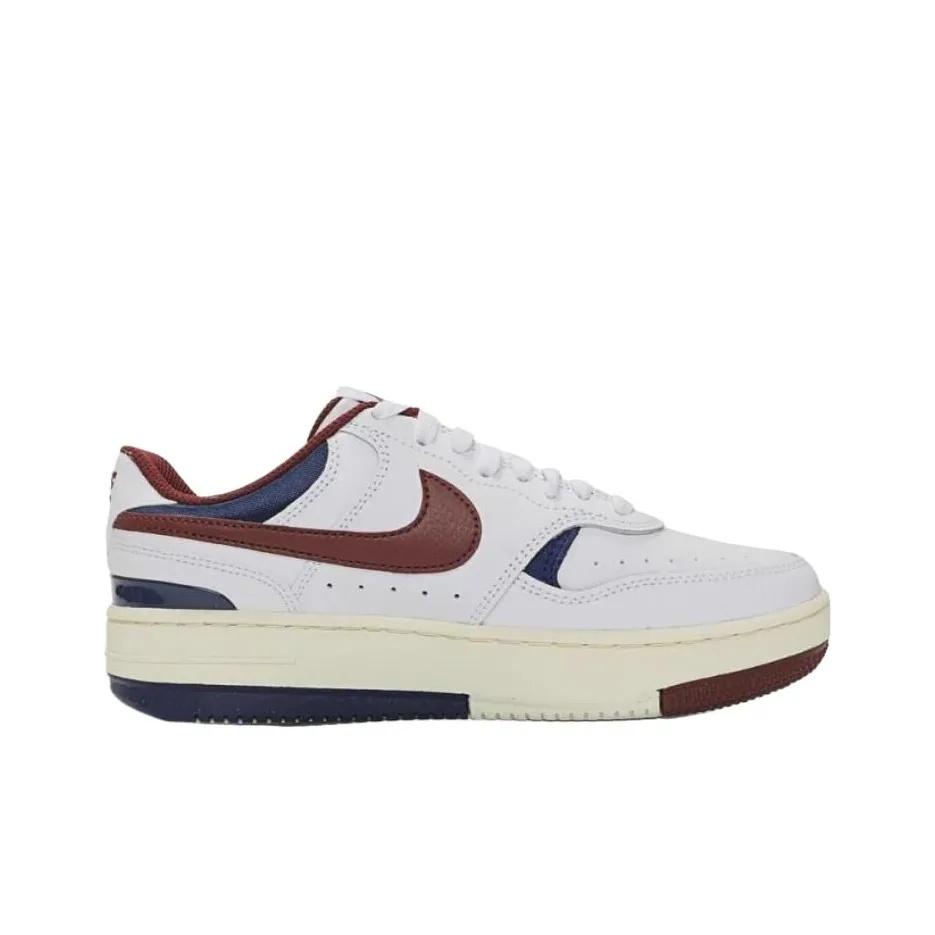 Nike Gamma Force Synthetic Leather Classic Series Fashion Versatile Comfortable Low-Top Kids Casual Shoes Men sneaker White DK9176-115