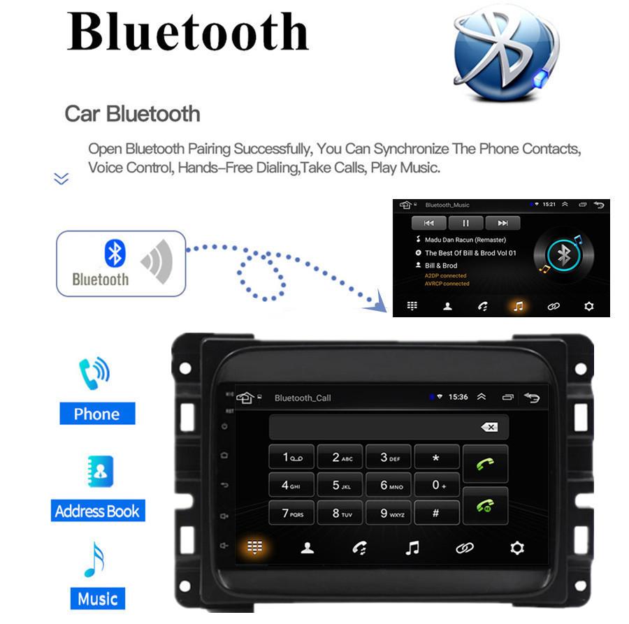 7" Android 11 Car Radio Stereo Player GPS Navi Head Unit For 2012-2017 Dodge RAM