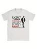 Men'S Dr. House T-Shirt - A White Graphic Tee Inspired by The TV Show Featuring a Quote from House M.D