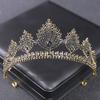 Baroque Birthday Crown Hair Accessory High End Travel Photography Crown Headwear Halloween Bun Hair Band Accessory