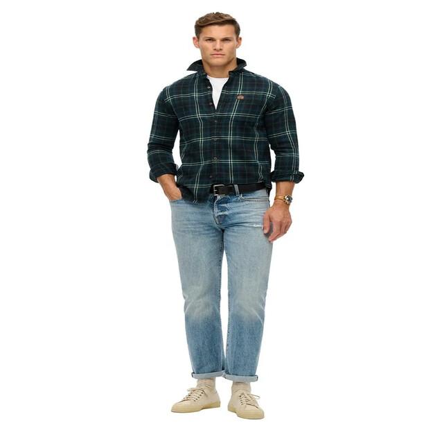 Superdry Lumber рубашка с длинным рукавом