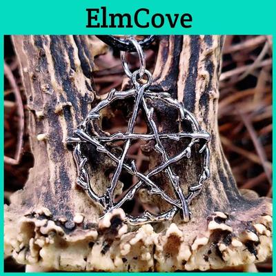 Geometric Pentagram Gothic Jewelry Necklace With Cross Chain For Womens Fashion Accessories