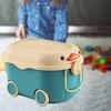 Design Toy Chest with Wheels Storage Solution for Kids' Play Area