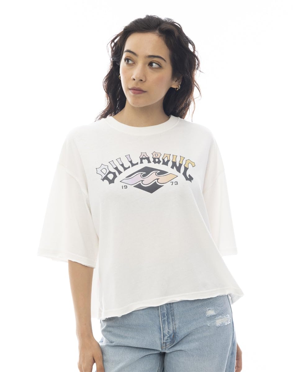 

Billabong Cropped Fit Sunset Arch Logo T-Shirt