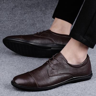 Heißverkaufende Marke Herren Echtleder Schuhe Vielseitige Herren Freizeitschuhe Weich besohlte Herren Business Schuhe Herren Formelle Schuhe
