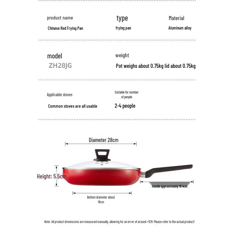 COOKER KING 28cm Non-stick Frying Pan