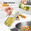 Dual-Use Kitchen Oil Sprayer & Pour Bottle – Large Capacity, Oil-Proof Glass for Seasoning & Cooking