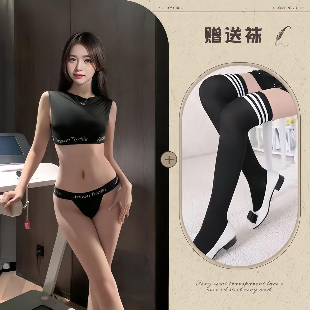 Sexy Ice Silk Swimsuit Tight One-piece Hip-wrapped Panties Dead Tank Water Uniform Seduction Lingerie