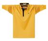 New Men's Business Moisture Wicking Casual-Long Sleeve Lapel T Shirt Lightweight Soft High Quality Fabric Anti-z Wrinkle Breathable Cotton Polo Shirt