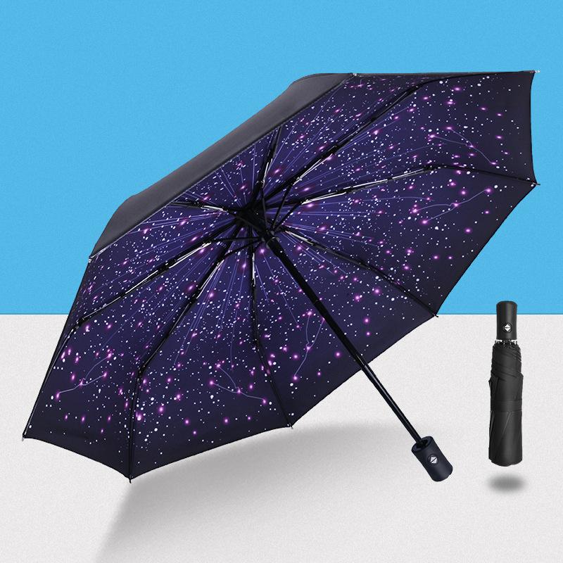 

SHINING Antique Creative Складна ручна повністю автоматична парасолька подвійного використання Сонцезахисна парасолька