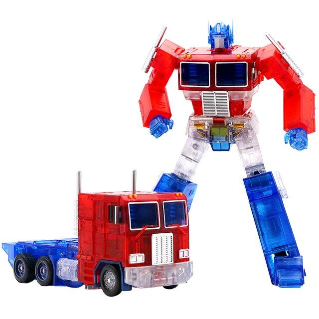 Transform Element  Translucent Transformation Action Figure Toy Op Commander Model Ko Ls13 Deformation Car Robot Figma