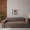 Botanical Leaf Jacquard Sofa Cover Soft Polar Fleece Stretchy Durable Pet Proof Fabric Easy Care Machine Washable For Year Round