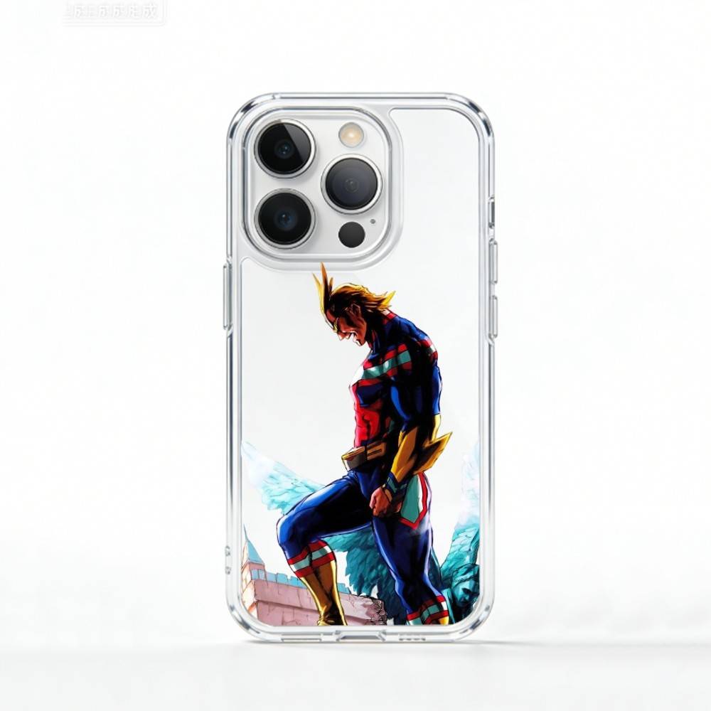 T-Toshinori Y-Yagi MHA All Might    Phone Case For iPhone 17 16 15 14 13 12 11 Mini Pro Max Plus Transparent Cover