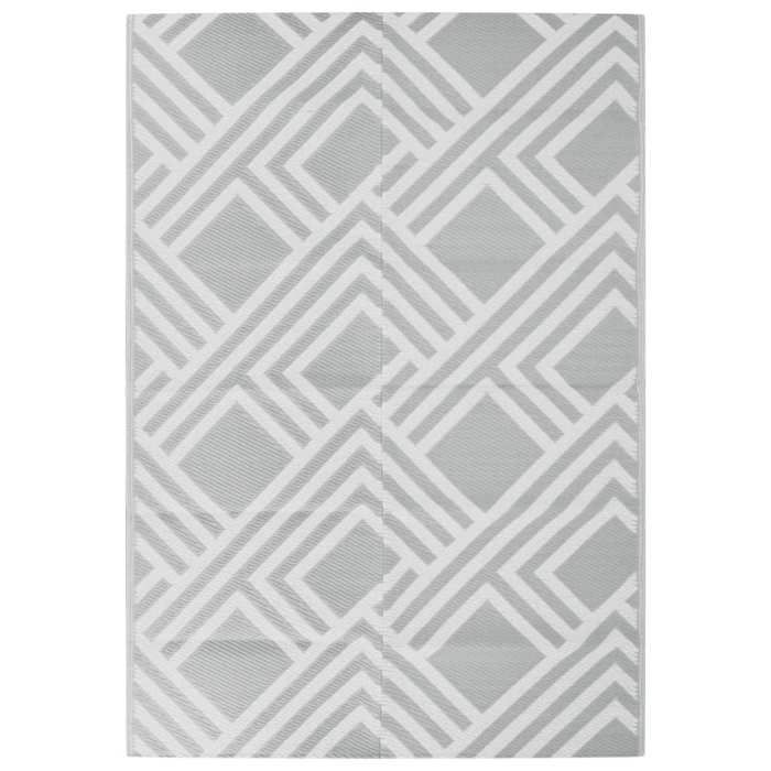 VidaXL Tapis d'extérieur ARAKIL Gris 160x230 cm PP 368563