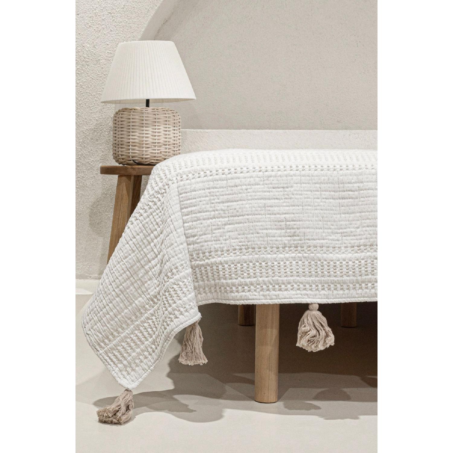

Assos Cream Stone Washing Double Bed Cover 230x250 5035 вершковий