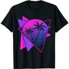 Retro 80s Vaporwave Aesthetic Palm Trees 90s Great Tee T-Shirt Size S-5XL Unisex T-Shirt
