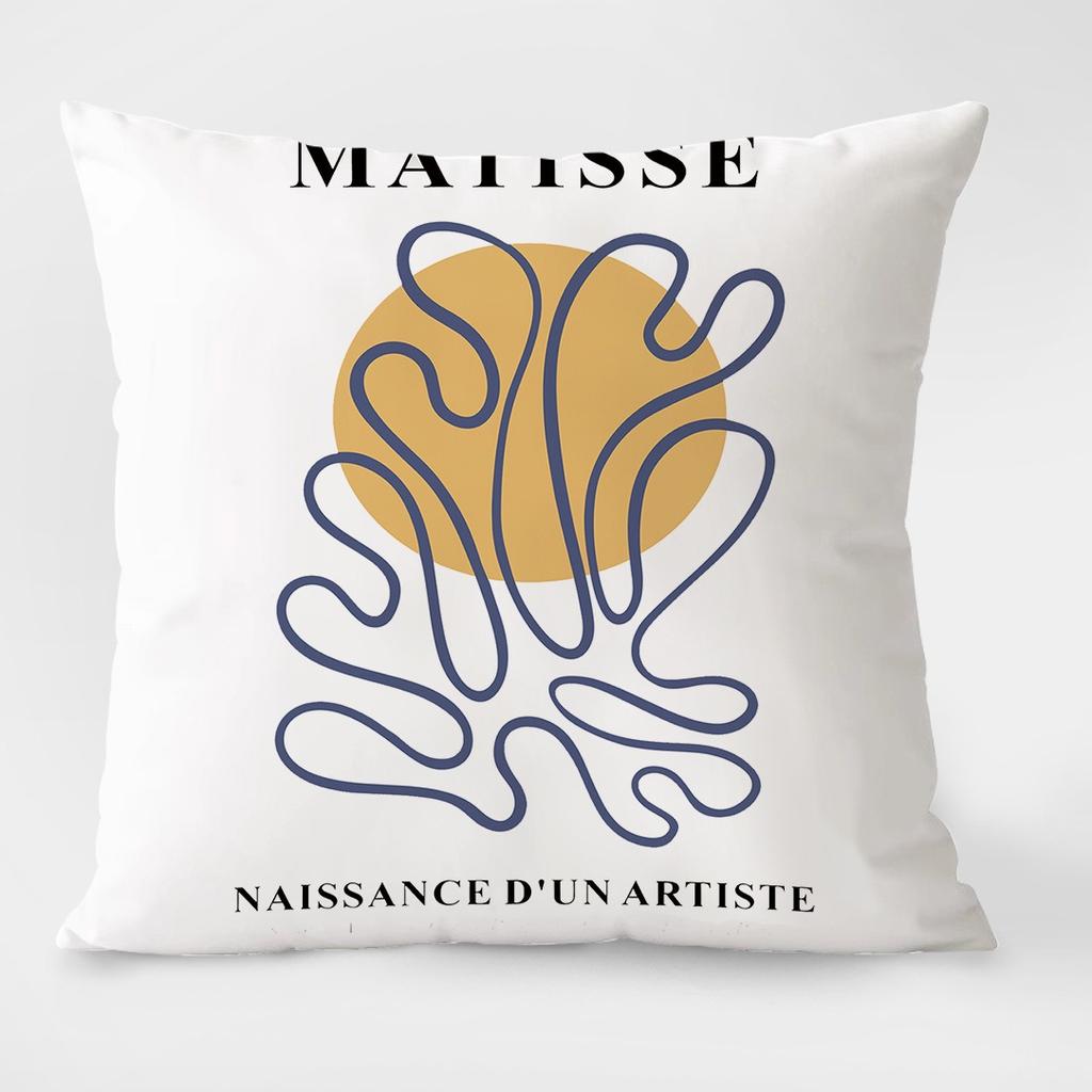 Spring Pastoral Light Luxury Pattern Decorative Pillowcase Living Room Bedroom Square Cushion Pillowcase