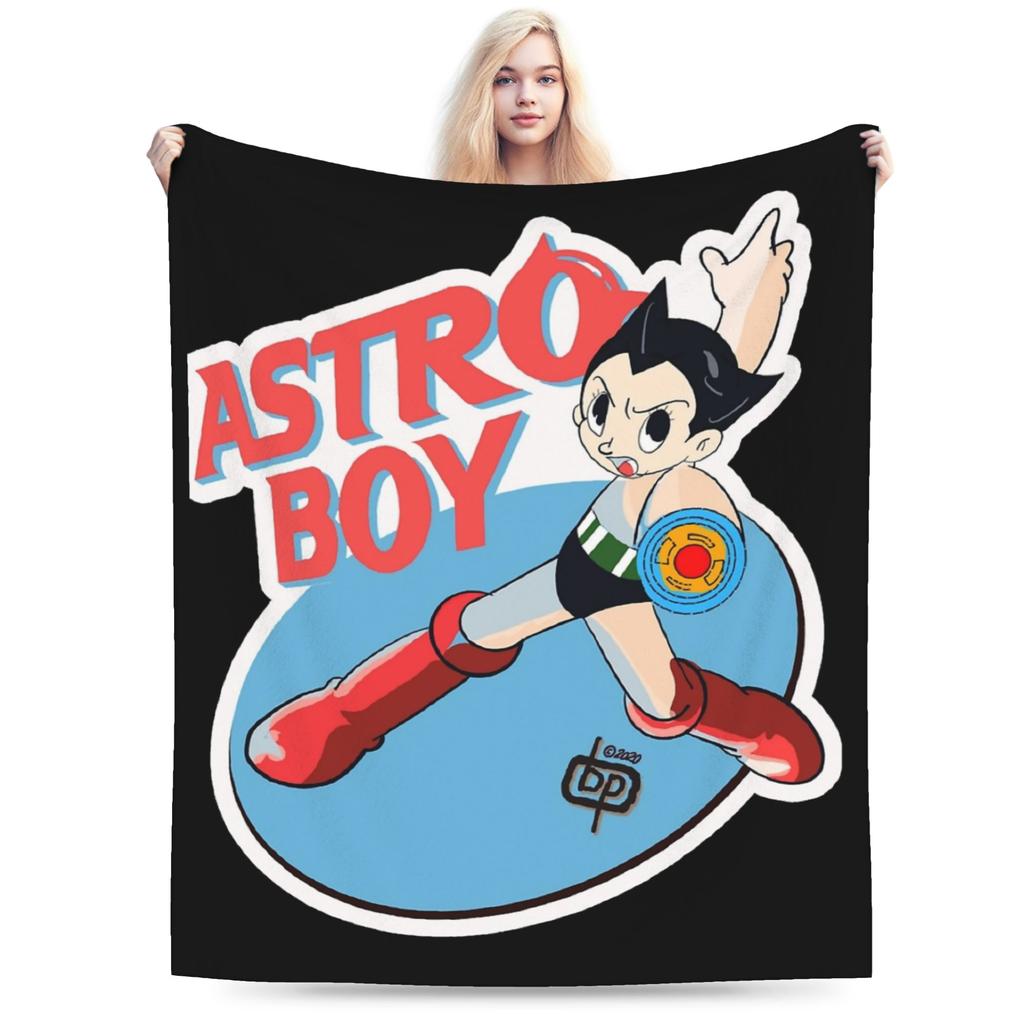 Astroboy Tetsuwan Atom Astro Boy Blankets Flannel Winter Breathable Warm Throw Blanket for Home Outdoor Bedding Throws
