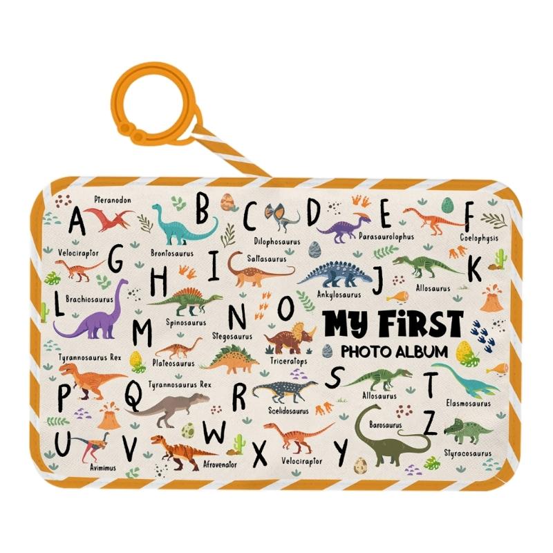 Álbum de Família Meus Primeiros do Bebê, Álbum de Fotos de Bebê 10x15 Livro de Fotos de Tecido Macio, Álbum de Tecido para Bebê com Bolso para Fotos para Recém-nascidos