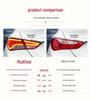 Compatible LED Taillight Assembly with Daytime Running and Brake Lights for 2011-2015 Hyundai Sonata 8 (Eighth Generation)