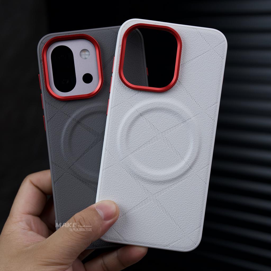 For OnePlus 13T 13S Case Luxury PU Leather Magnetic Wireless Charging MagSafe Hard Cover for OnePlus 13s 13t Shockproof Bumper