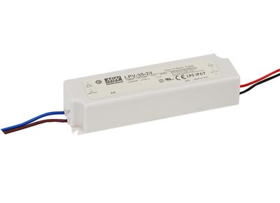 Mean Well Lpv-35-12 Zasilacz Impulsowy; Led; 36W; 12V; 3A; 90-264Vac; 127-370Vdc; Ip67