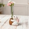 Rabbit Panda Shaped Silicone Craft Mold For Water Propagation Vases Includes Acrylic Test Tubes Reusable Gardening Tool
