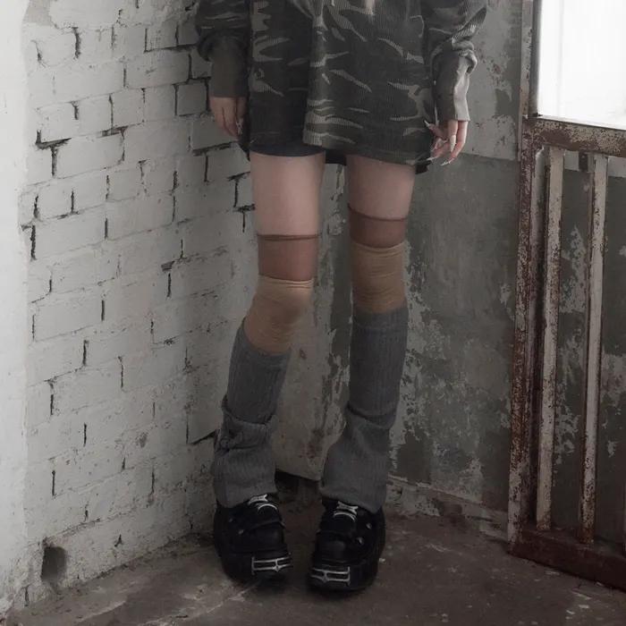 Gal Beinstulpe mit weitem Bein (Grau)