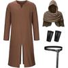 Medieval Renaissance Pirate Knight Cosplay Costume With Cape For Halloween Stage Performance