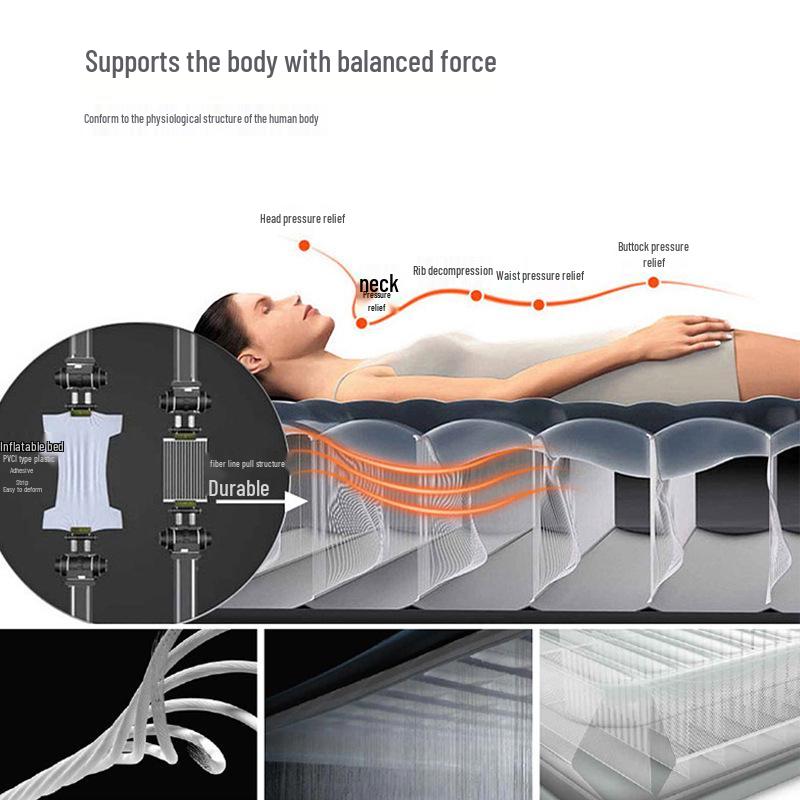 Intex 66767 Single Inflatable Bed with Built-in Pillow